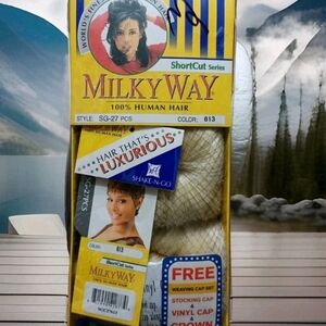 Millway Short Cut Series 100% Human Hair Weave Extensions SG-27 Pcs Color 613